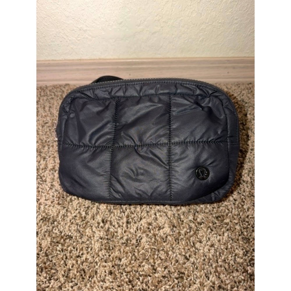 Lululemon Everywhere Belt Bag 1L Quilted Grid Black Crossbody Fanny Pack
